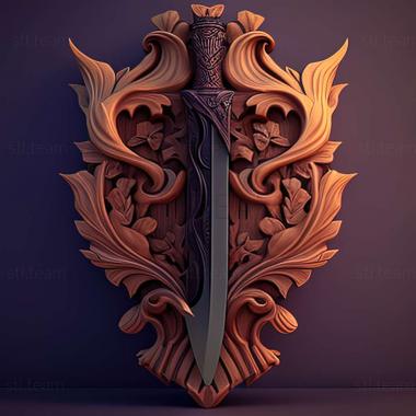 3D модель Гра Shining Blade (STL)